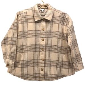 J‎ Jill Cabincore Shacket Cream 3X